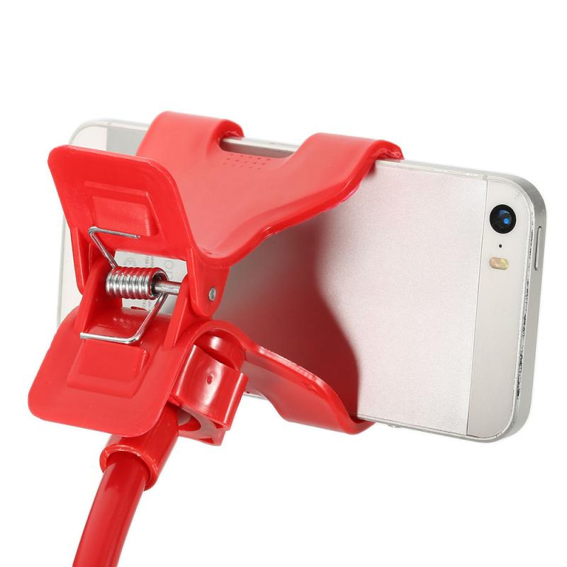 Suport Telefon cu Brat si Clema Metalica sau Tableta, Calitate Premium 50 cm, Rosu, CBD CORAL BEST DEALS Rosu [2]