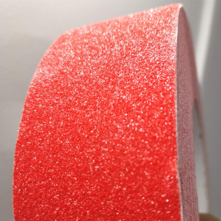 Banda Adeziva Antiderapanta, Rosu, pentru Scari/Trepte Interior/Exterior, Multisuprafete, Rezistenta la Apa, Lungime 5 m, Latime 5 cm, CBD CORAL BEST DEALS [5]