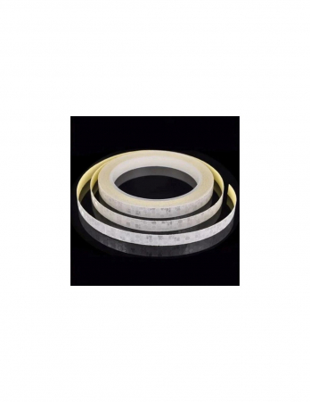 Banda Autoadeziva Reflectorizanta Alb pentru Tuning Masina, Motocicleta, pentru Decorare Bicicleta si Trotineta, pentru Semnalizare si Vizibilitate Sporita in Trafic, Adeziv Puternic si Rezistent, 800 [11]