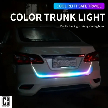 Banda LED Auto Activa 5 in 1 pentru Portbagaj: Semnalizare Dinamica, Stop, Avarie, Marsarier si Pozitie - 120 cm, CBD CORAL BEST DEALS [6]