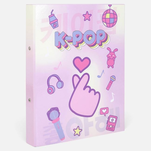 Rechizite si produse pentru scoala - Biblioraft A4 cu 2 Inele K-POP 24x31,5cm