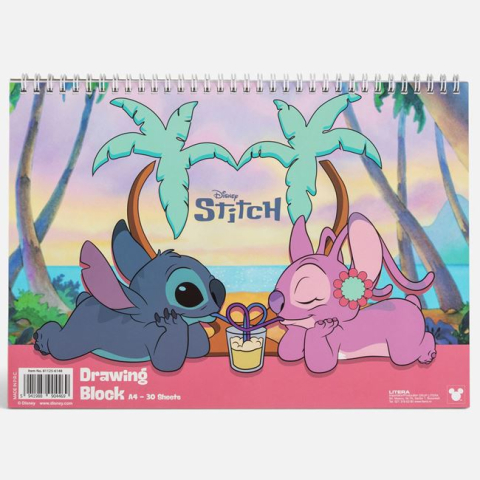 Rechizite si produse pentru scoala - Bloc de Desen A4 Lilo & Stitch, 30 File