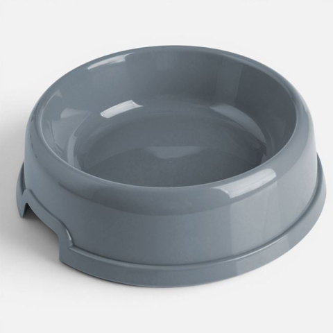 Accesorii pentru animale - Bol din Plastic Gri 750ml