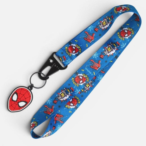 Moda si accesorii - Breloc cu Șnur pentru Gât Spiderman