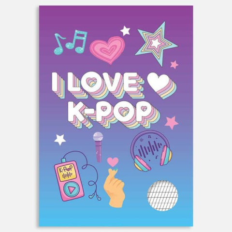 Rechizite si produse pentru scoala - Caiet A5 Tip 1 cu Model K – POP – 40 File