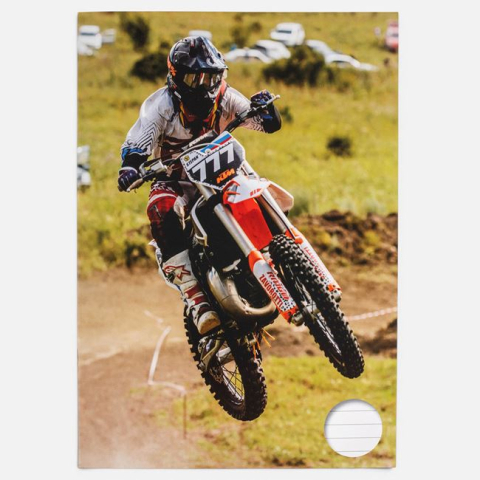 Rechizite si produse pentru scoala - Caiet Studențesc A4 Dictando Copertă cu Motocicleta Motocross – 60 File
