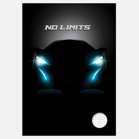 Rechizite si produse pentru scoala - Caiet Studențesc A4 Matematică, Mașină Sport No Limits, 80 File