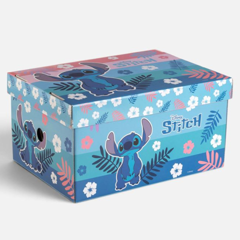Organizare si depozitare casa - Cutie Depozitare Stitch din Carton cu Capac, 33x24x17,5 cm