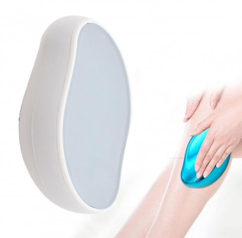 Epilator Nano Glass Reutilizabil pentru Exfoliere și Epilare , Epilator unisex alb fără durere cu cristale Nano Glass [3]