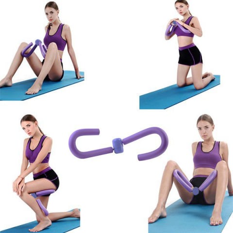 Flexor Fitness Dispozitiv Pentru Tonifiere Muschi Coapse, Brate, Gambe, Picioare, Piept si Spate, Premium Universal Mov, CBD CORAL BEST DEALS Mov 14 cm [5]
