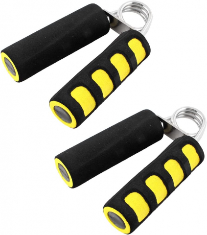 Extensoare si benzi elastice - Flexor pentru Tonifiere si Intretinere Muschi Antebrat cu Arc Rezistent din Otel Premium, 135 Kg, Set 2 Bucati, Negru, CBD CORAL BEST DEALS Negru 9.1 cm