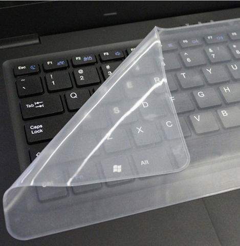 Folie de Protectie din Silicon Transparent, pentru Tastatura Laptop, Reutilizabila, Dimensiune Universala, 13 x 31 cm, CBD CORAL BEST DEALS [1]