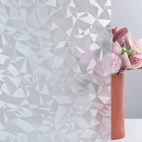 Folii decorative pentru geam - Folie decorativă pentru geam cu efect privacy 200 x 60 cm, model Diamant