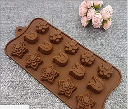 Forma din Silicon, Model Flori pentru Ciocolata de Casa, Bomboane, Jeleuri sau Cuburi de Gheata, CBD CORAL BEST DEALS [3]