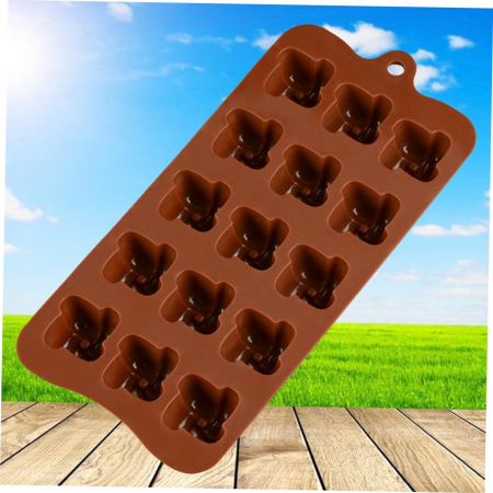 Forma din Silicon, Model Forma Impletita pentru Ciocolata de Casa, Bomboane, Jeleuri sau Cuburi de Gheata, CBD CORAL BEST DEALS [4]