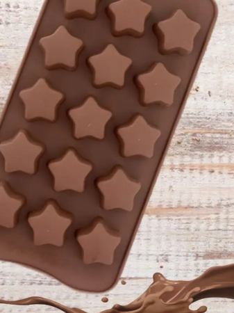 Forma din Silicon, Model Stelute pentru Ciocolata de Casa, Bomboane, Jeleuri sau Cuburi de Gheata, CBD CORAL BEST DEALS [6]