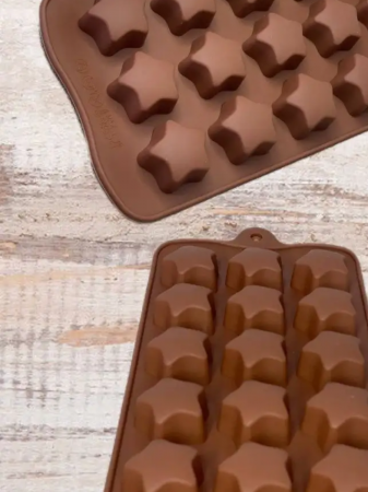 Forma din Silicon, Model Stelute pentru Ciocolata de Casa, Bomboane, Jeleuri sau Cuburi de Gheata, CBD CORAL BEST DEALS [7]