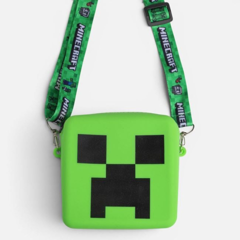 Articole pentru petreceri - Gentruță Verde Lime Minecraft din Silicon 11x11 cm