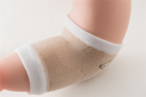 Genunchiere Copii 1–6 Ani – Protecție Genunchi, Bumbac Superior, Dimensiune Ajustabilă, Bej | Coral Best Deals [3]
