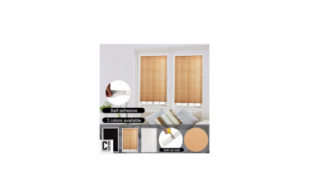 Jaluzea Plisată Autoadezivă Crem - CBD CORAL BEST DEALS 60 x 150 cm [3]