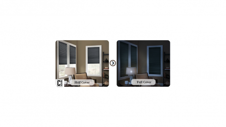 Jaluzea Plisată Neagră Autoadezivă 60 x 150 cm - CBD CORAL BEST DEALS [19]