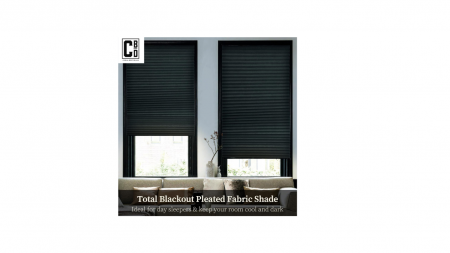 Jaluzea Plisată Neagră Autoadezivă 60 x 150 cm - CBD CORAL BEST DEALS [12]