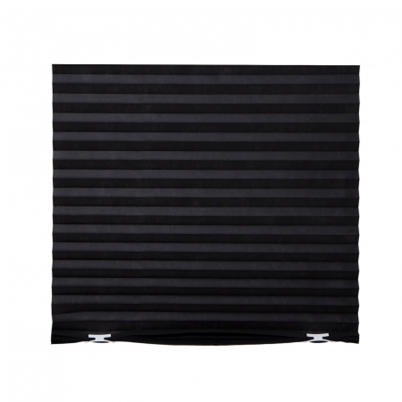 Jaluzea Plisată Neagră Autoadezivă 60 x 150 cm - CBD CORAL BEST DEALS