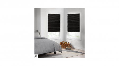 Jaluzea Plisată Neagră Autoadezivă 60 x 150 cm - CBD CORAL BEST DEALS [2]