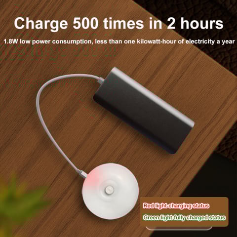 Lampa LED Inteligenta cu Senzor de Lumina, Wireless, Premium, Alb, CBD CORAL BEST DEALS 9 cm [7]