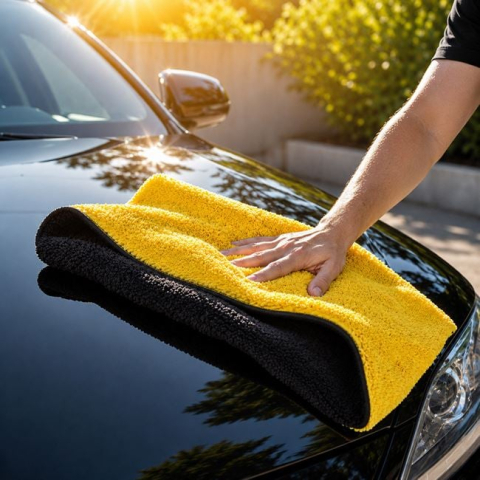 Curatenie si intretinere - Lavetă Auto XL din Microfibră 90 x 60 cm, 216 GSM