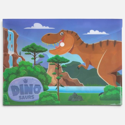 Hartie, caiete si articole de birou - Mapă cu Capsa Model Dinozaur 33x24cm