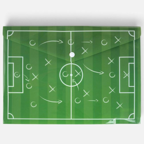 Hartie, caiete si articole de birou - Mapă cu Capsa Teren de Fotbal 33x24cm