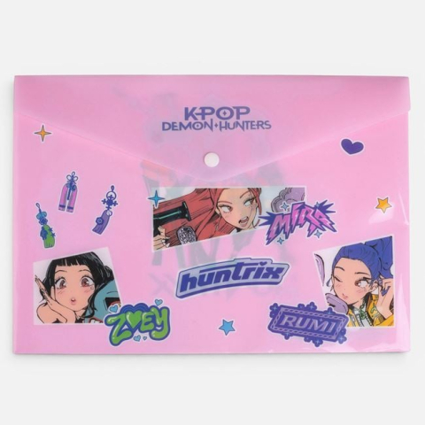 Hartie, caiete si articole de birou - Mapă de Arhivare A4 cu Capsa Mov K-POP 33x24cm