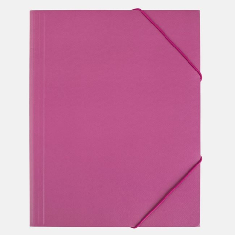 Hartie, caiete si articole de birou - Mapă din Carton Bordo cu Elastic, 24x31 cm
