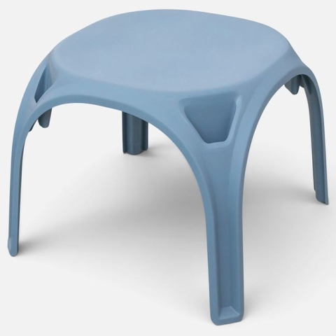 Mobilier si accesorii pentru casa - Masă pentru Copii din Plastic Albastru Mat, 55x55x48 cm