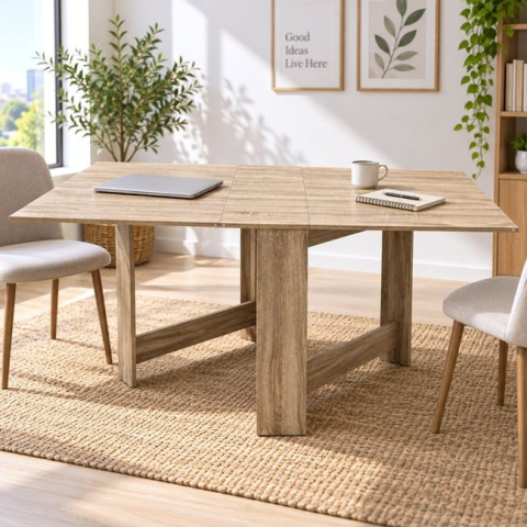 Mobilier si accesorii pentru casa - Masă Pliabilă 3 în 1, 149x80x75 cm