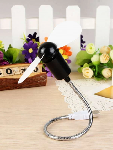 Mini Ventilator USB Reglabil pentru Calculator sau Laptop, ABS, Eficienta Maxima Premium, CBD CORAL BEST DEALS Negru [5]
