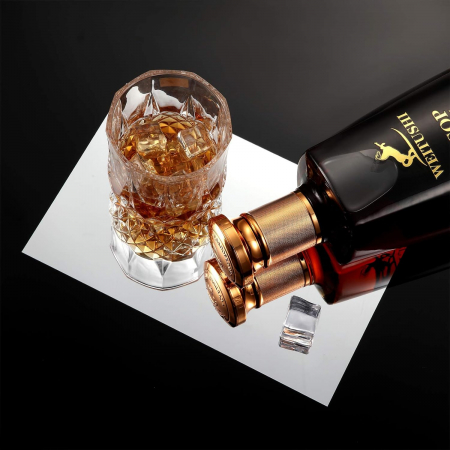 Oglinda Autoadeziva Premium, CBD CORAL BEST DEALS, pentru Decor Interior, Model Dreptunghi, Material PVC Acrilic, 15 x 10 cm, Set 6 Bucati [18]