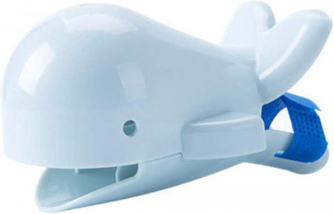 Jucarii copii si bebe - Ornament Baterie pentru Apa in Forma de Balena cu Doua Pozitii de Ghidare a Apei - Pentru Copii Compatibil Universal Baie sau Bucatarie, Albastru, CBD CORAL BST DEALS Finding Dory