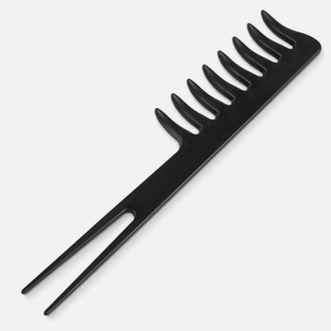 Ingrijire personala si cosmetice - Pieptene negru pentru styling cu dinți rari și furcă