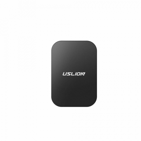 Suport si docking telefoane - Placa Metalica cu Magnet Neodim, Adeziv 3M pentru Suporturile Auto, CBD CORAL BEST DEALS Negru