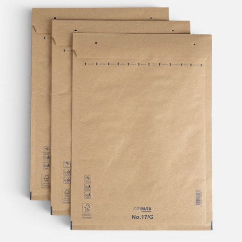 Hartie, caiete si articole de birou - Plicuri Corespondență Maro cu Protecție 25x35cm – 3buc