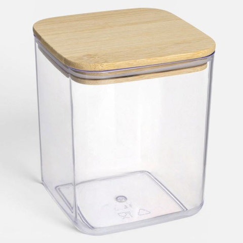 Recipiente si caserole - Recipient Alimente cu Capac Bambus 1 L