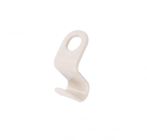 Set 10 Carlige din PVC, pentru Agatare si Organizare Umerase Haine, Alb, CBD CORAL BEST DEALS Alb 10