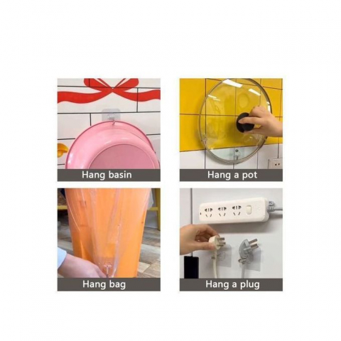 Set 10 Plăci Dublu-Adezive Multifuncționale, Premium, Transparente - CBD Coral Best Deals | 6 x 6 cm [8]