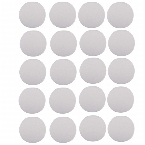 Set 100 Oglinzi Acrilice, in Forma de Bulina, Decorative, pentru Decorarea Peretilor, 2 x 2 cm, CBD CORAL BEST DEALS Argintiu 2 cm [10]