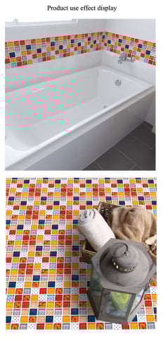 Set 19 Stickere Decorative pentru Perete Sau Faianta, 10 X 10 Cm, 0.19 M² [2]