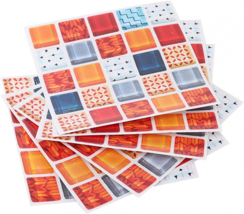 Set 19 Stickere Decorative pentru Perete Sau Faianta, 10 X 10 Cm, 0.19 M² [6]