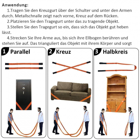 Curele ham Ridicare și transport greutăți Mobilă și electrocasnice Rezistență premium CBD Coral Best Deals Set de curele Siguranță în transport Manipulare eficientă Sarcini grele Fixare solidă [10]