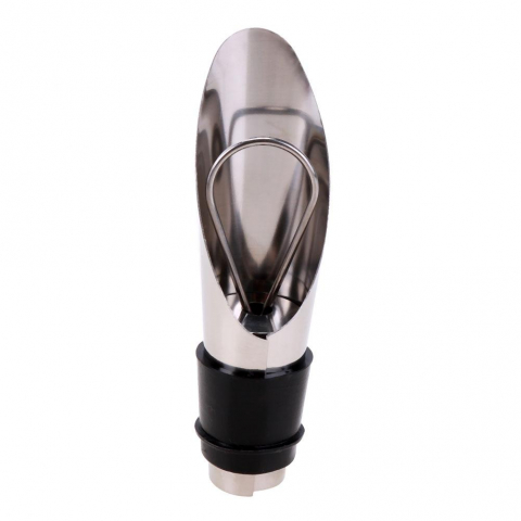 Set 2 Dopuri din Aluminiu pentru Sticle de Vin din Inox, Model Premium, CBD CORAL BEST DEALS Argintiu [7]